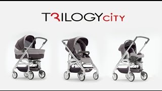 Sistema Trio Trilogy City Inglesina 2016  Video Tutorial [upl. by Sul]