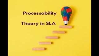 Processability Theory in SLA Best Explanation amp Practices [upl. by Rogerio]