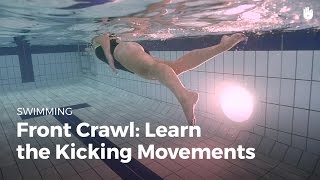 Swimming Techniques Leg Movements  Front Crawl [upl. by Nelubez]