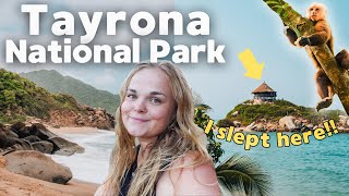 Staying 2 nights at Tayrona National Park 🐒🌴 Colombia travel vlog [upl. by Parrott798]