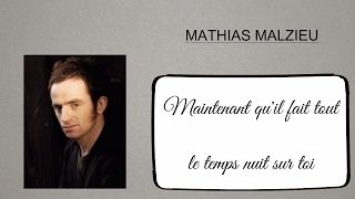 LECTURE Mathias Malzieu  Maintenant quil fait tout le temps nuit sur toi [upl. by Mcgrath]