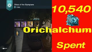 Spending 10540 Orichalchum At Sargons Oikos Of The Olympians Gift Shop  Assassins Creed Odyssey [upl. by Handler]