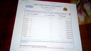 IGNOU MARD FINAL GRADE CARD Result [upl. by Enisamoht]