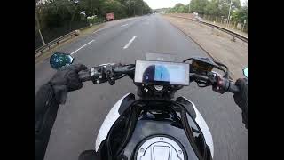 cfmoto 650nk uk 20 second nearly hit a biker [upl. by Cathlene]