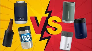 Stubby cooler review Yeti VS Huski Alcoholder Arctico and more [upl. by Aihpos]