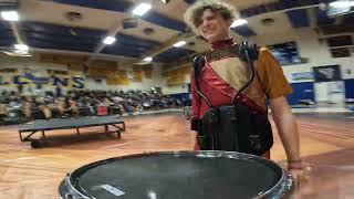 AVHS Winter Percussion 2024  Snare Cam [upl. by Man]