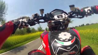 Hypermotard 1100S 3rd gear powerwheelie [upl. by Eniala]