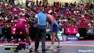 98 kg Finals  Caylor Williams Army WCAP vs Kevin Beazley Virginia Beach RTC [upl. by Kazue]