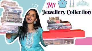 My Jewellery Collection  Earrings  Necklaces  Malavika Krishnadas [upl. by Ojyram873]