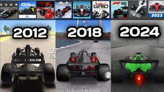 Evolution of AndroidIOS F1 Racing Games [upl. by Naujahs]