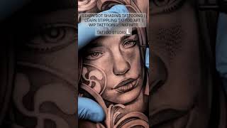 LEARN DOT SHADING TATTOOING LEARN STIPPLING TATTOO ARTWIP TATTOOING  INKFINITE TATTOO dotshading [upl. by Lukash]