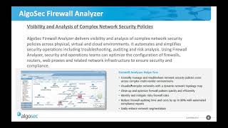 Redington amp AlgoSec Webinar Session on Managing Firewalls amp Compliances  Redington Value [upl. by Laira]