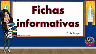 Fichas informativas [upl. by Nauqyt5]