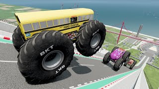 BeamNG Vastar  Epic High Speed Car Jumps amp Crashes 3  BeamNG drive [upl. by Nidraj]