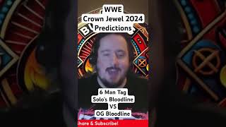 Solo’s Bloodline VS OG Bloodline Roman Reigns amp The USO’s  WWE Crown Jewel 2024 Predictions [upl. by Isman]