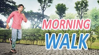 MORNING WALK  Hindi Comedy Video  Pakau TV Channel [upl. by Stephenie474]