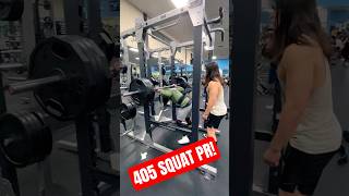 405 Squat Pr shorts legday squat [upl. by Aleedis]