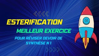 estérification exercice n3 corrigé [upl. by Ardnohsal852]