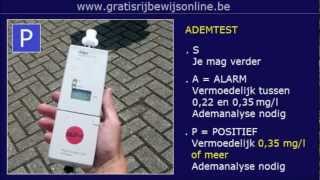 GRATIS RIJBEWIJS ONLINE 28 Rijbewijs B  ALCOHOLCONTROLE  SPEEKSELTEST [upl. by Adnamal250]