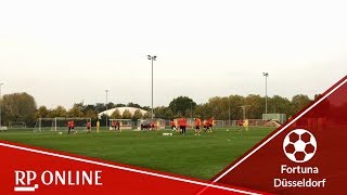 Fortuna Düsseldorf trainiert Passspiel Kraft und Spaß [upl. by Gnahc930]