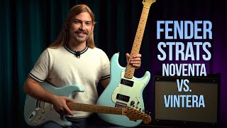 Fender Noventa Stratocaster vs Vintera 50s Modified Stratocaster [upl. by Dyraj763]