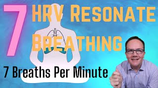 Guided Meditation of HRV Resonate Breathing at 7 BPM [upl. by Eidak494]