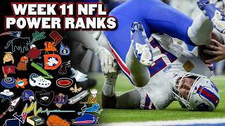 Very Honest NFL Power Rankings Week 11 [upl. by Sheya803]