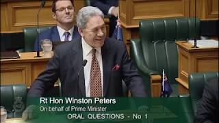 Question 1  Hon Paula Bennett to the Prime Minister [upl. by Ainotna889]