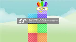 Numberblocks 0 to 1000 [upl. by Amalle]