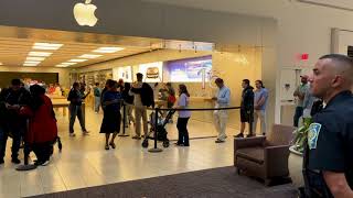 Zombies In Line At Apple Store For iPhone 16 Launch Pheasant Lane Mall Nashua NH 9202024 [upl. by Marcellina684]