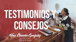 Testimonios y Consejos  Hna Claudia Gonzáles  ESPERANZA DE VIDA COMUNICACIONES [upl. by Gathers]