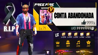 PROCURANDO AS CONTAS ABANDONADAS MAIS RARAS E GEMADAS NO FREE FIRE conta sakura [upl. by Sad532]