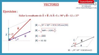 VECTORES  Suma y Resta de Vectores  Ejercicios Resueltos [upl. by Rhtaeh]