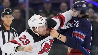 Kurtis MacDermid And Matt Rempe fight [upl. by Edmond]