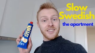 Slow Swedish for Beginners with Subtitles The Apartment [upl. by Deehahs]