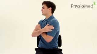 Physio Med  Neck and Upper Back Stretching Exercises Occupational Physiotherapy [upl. by Keheley]