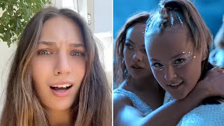 Maddie Ziegler REACTS to JoJo Siwa’s ‘Karma’ Music Video [upl. by Ronile]