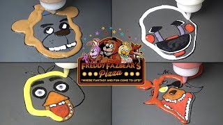 Five Nights at Freddys Pancake Art  Fazbear The Puppet Chica Foxy  Satisfying Video For Kids [upl. by Magocsi]