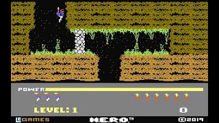 HERO is Back remake of the C64 game by Luca Carminati LCGames [upl. by Adliw255]