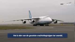 Antonov 124 vervoert unieke vracht vanaf Schiphol [upl. by Bozovich]