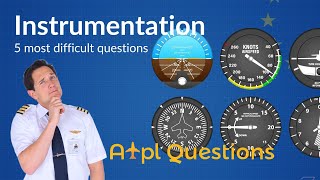 TOUGHEST 5 Instrumentation questions from EASA ATPL Questions database Captain Joe amp Fabi [upl. by Ayanad]