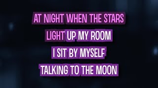 Talking To The Moon Karaoke  Bruno Mars [upl. by Alliw]