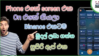 binance usdt free earning app 2024 sinhala  make money online 2024 money binancesrilanka [upl. by Almeta]