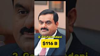 Top 10 Most Richest People In India 2024🤭 shorts youtubeshorts richestperson [upl. by Anikal924]