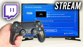 How To Stream On Twitch With PS4  Full Guide [upl. by Ceevah]