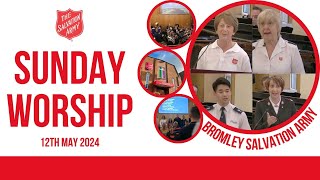 Bromley Temple Salvation Army  Sunday Blessing 12 May 2024 [upl. by Orton376]