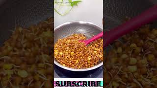 Easiest weighloss chaat😱healthy snacks  chana sprouts salad recipe [upl. by Reifinnej846]