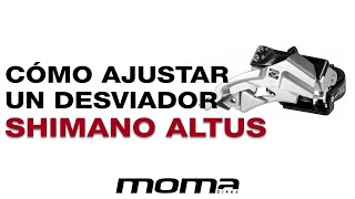 Cómo ajustar un desviador Shimano Altus [upl. by Katrina]