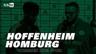 Hoffenheim  Homburg Stimmen zum Spiel I TSGHOM [upl. by Susumu]