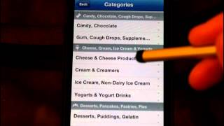 Calorie King App ipad iphone review [upl. by Fariss431]